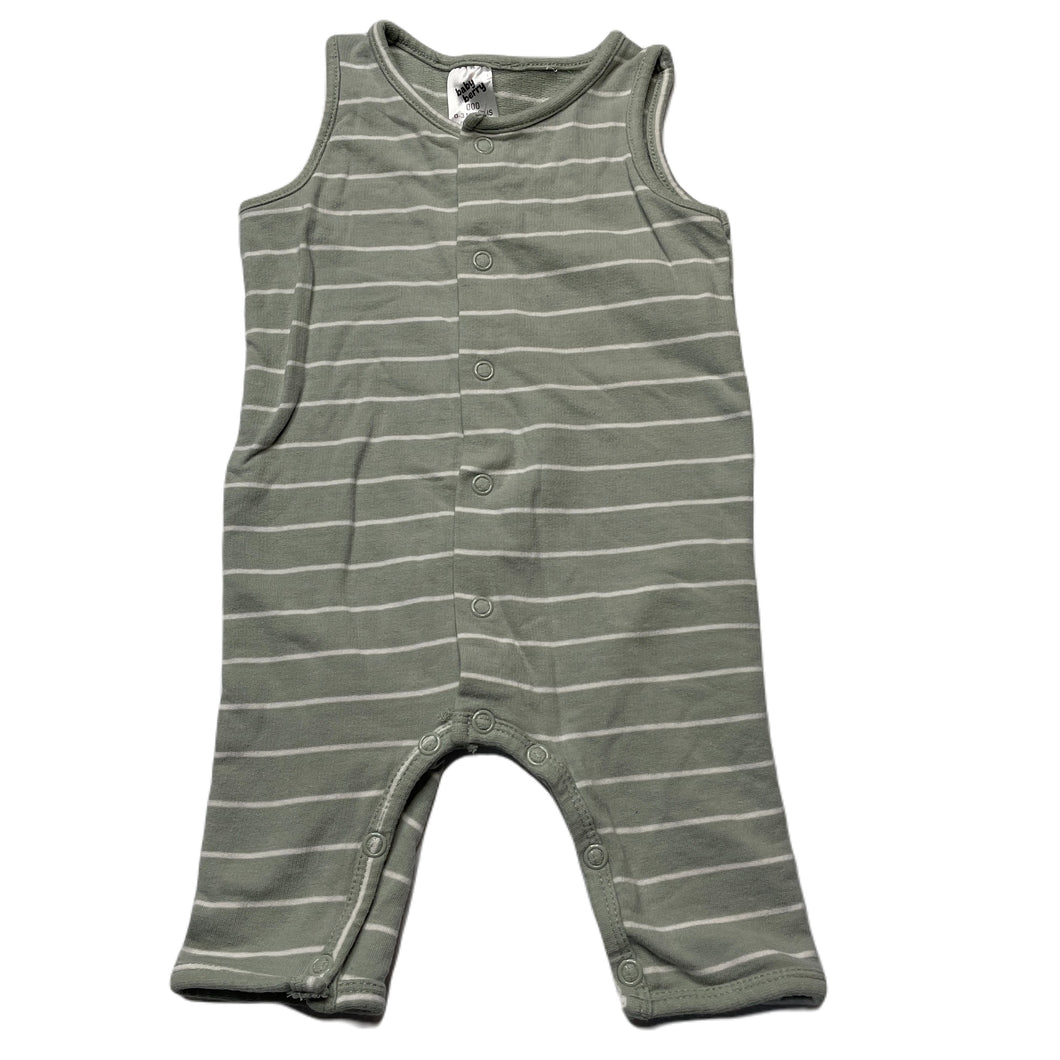 unisex Baby Berry, striped stretchy romper, GUC, size 000,  