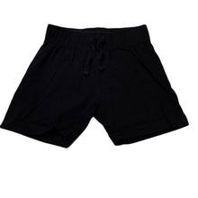 Load image into Gallery viewer, Boys Brilliant Basics, black cotton shorts, elasticated, GUC, size 1,  