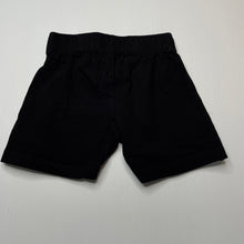 Load image into Gallery viewer, Boys Brilliant Basics, black cotton shorts, elasticated, GUC, size 1,  