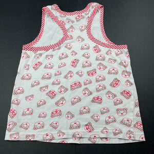 Boys MILABEAR, cotton singlet / tank top, FUC, size 5,  