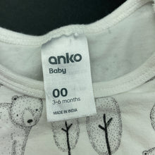 Load image into Gallery viewer, unisex Anko, stretchy bodysuit / romper, EUC, size 00,  