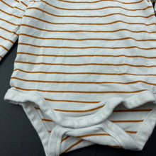 Load image into Gallery viewer, unisex Anko, striped stretchy bodysuit / romper, GUC, size 000,  