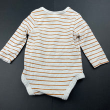 Load image into Gallery viewer, unisex Anko, striped stretchy bodysuit / romper, GUC, size 000,  