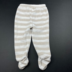 unisex Disney, Winnie the Pooh organic cotton blend footed leggings, EUC, size 00,  