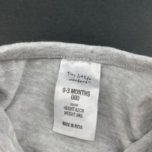 Load image into Gallery viewer, Girls Tiny Little Wonders, grey t-shirt / top, cat, EUC, size 000,  