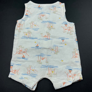 Boys Anko, lightweight cotton summer romper, EUC, size 000,  