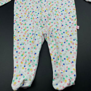 Girls Marquise, cotton coverall / romper, pilling, FUC, size 00,  