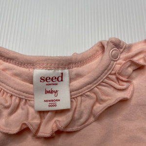 Girls Seed, soft feel stretchy bodysuit / romper, EUC, size 0000,  