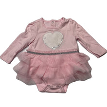 Load image into Gallery viewer, Girls Guess, pink cotton tutu romper, EUC, size 000,  