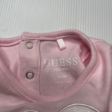 Load image into Gallery viewer, Girls Guess, pink cotton tutu romper, EUC, size 000,  