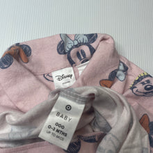 Load image into Gallery viewer, Girls Disney, Minnie Mouse flannel cotton pyjama top &amp; bottoms, EUC, size 000,  