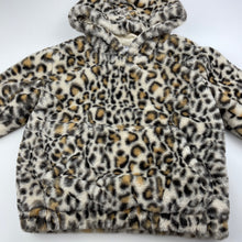 Load image into Gallery viewer, Girls Anko, lined faux fur hooded sweater, EUC, size 4,  