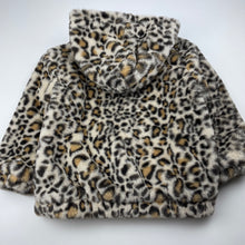 Load image into Gallery viewer, Girls Anko, lined faux fur hooded sweater, EUC, size 4,  