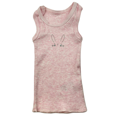 Girls Anko, pink cotton singlet top, EUC, size 0000,  