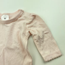 Load image into Gallery viewer, Girls Target, pink cotton bodysuit / romper, EUC, size 0000,  
