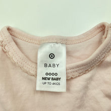 Load image into Gallery viewer, Girls Target, pink cotton bodysuit / romper, EUC, size 0000,  