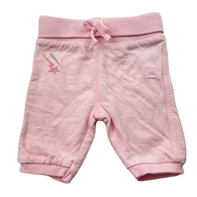 Girls Cotton On, pink cotton bottoms, elasticated, EUC, size 0000,  