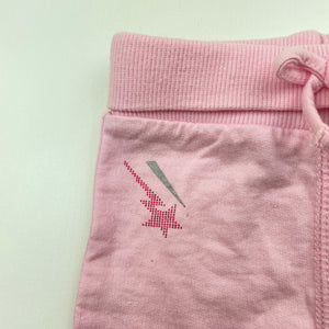 Girls Cotton On, pink cotton bottoms, elasticated, EUC, size 0000,  