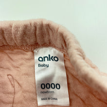 Load image into Gallery viewer, Girls Anko, pink leggings / bottoms, elasticated, GUC, size 0000,  