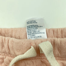 Load image into Gallery viewer, Girls Anko, pink leggings / bottoms, elasticated, GUC, size 0000,  