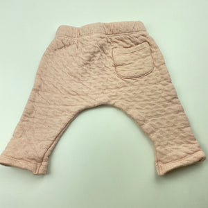 Girls Anko, pink leggings / bottoms, elasticated, GUC, size 0000,  