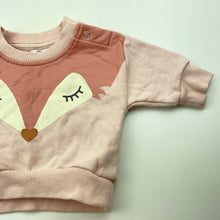 Load image into Gallery viewer, Girls Baby Berry, pink fleece lined sweater / jumper, EUC, size 0000,  