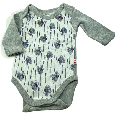 Girls Marquise, cotton bodysuit / romper, EUC, size 0000,  