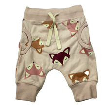 Load image into Gallery viewer, Girls Baby Berry, pink fleece lined pants / bottoms, elasticated, EUC, size 0000,  
