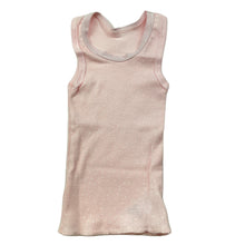 Load image into Gallery viewer, Girls Anko, pink &amp; white spot cotton singlet top, EUC, size 0000,  