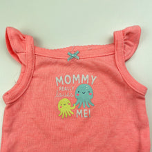 Load image into Gallery viewer, Girls Carters, lightweight singletsuit / romper, FUC, size 0000,  