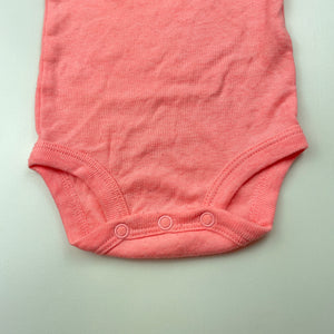 Girls Carters, lightweight singletsuit / romper, FUC, size 0000,  