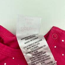 Load image into Gallery viewer, Girls Sprout, organic cotton blend bodysuit / romper, EUC, size 0000,  