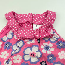 Load image into Gallery viewer, Girls Target, floral cotton romper, GUC, size 0000,  