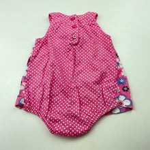 Load image into Gallery viewer, Girls Target, floral cotton romper, GUC, size 0000,  
