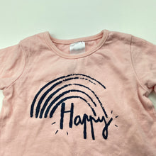 Load image into Gallery viewer, Girls Tiny Little Wonders, pink cotton long sleeve top, EUC, size 0000,  
