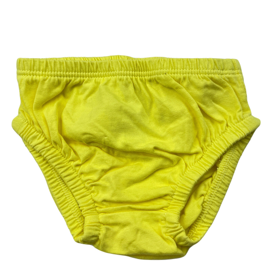 Girls Carters, yellow cotton nappy cover / bloomers, EUC, size 0000,  
