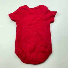 Load image into Gallery viewer, Girls Mini Moi, red cotton bodysuit / romper, EUC, size 000,  