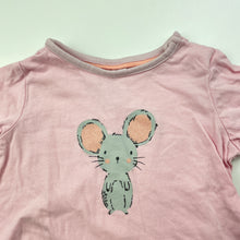 Load image into Gallery viewer, Girls Target, pink cotton long sleeve top, EUC, size 000,  