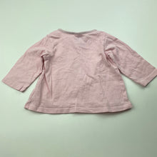 Load image into Gallery viewer, Girls Target, pink cotton long sleeve top, EUC, size 000,  