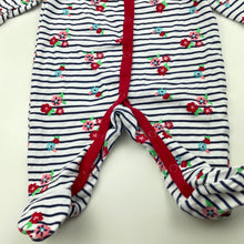 Load image into Gallery viewer, Girls Mini Moi, floral cotton coverall / romper, EUC, size 000,  