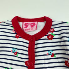 Load image into Gallery viewer, Girls Mini Moi, floral cotton coverall / romper, EUC, size 000,  