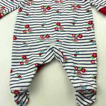 Load image into Gallery viewer, Girls Mini Moi, floral cotton coverall / romper, EUC, size 000,  