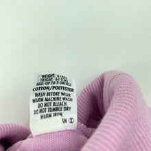 Load image into Gallery viewer, Girls Bonds, pink fleece pants / bottoms, elasticated, FUC, size 000,  