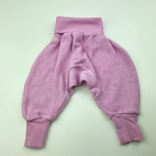 Load image into Gallery viewer, Girls Bonds, pink fleece pants / bottoms, elasticated, FUC, size 000,  