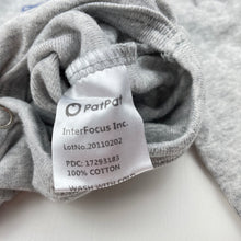 Load image into Gallery viewer, Girls PatPat, grey cotton bodysuit / romper, tacos, EUC, size 000,  