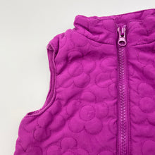 Load image into Gallery viewer, Girls Target, cotton lined quilted lightweight vest, GUC, size 000,  