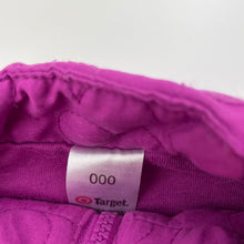 Load image into Gallery viewer, Girls Target, cotton lined quilted lightweight vest, GUC, size 000,  