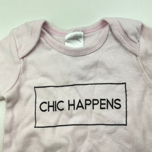 Load image into Gallery viewer, Girls Baby Berry, pink cotton bodysuit / romper, EUC, size 000,  