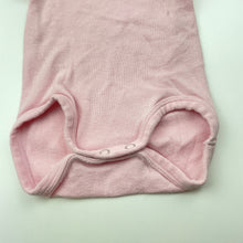 Load image into Gallery viewer, Girls Bonds, pink cotton singletsuit / romper, GUC, size 000,  