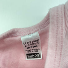 Load image into Gallery viewer, Girls Bonds, pink cotton singletsuit / romper, GUC, size 000,  